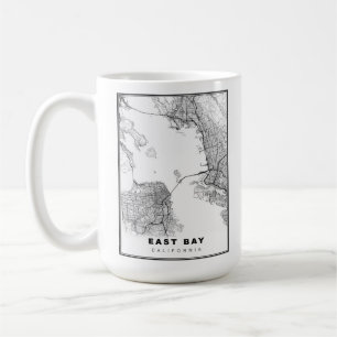 East Bay Map Kaffeetasse