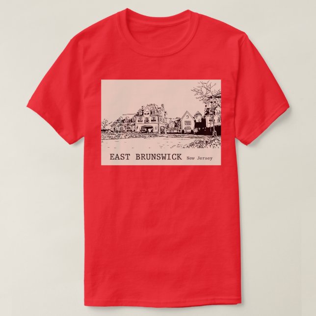 East Brunswick New Jersey 1 T-Shirt (Design vorne)