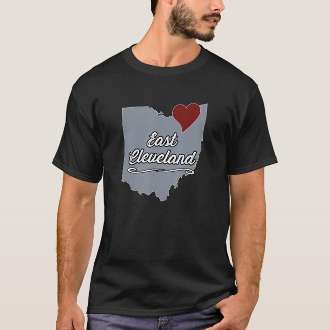 East Cleveland Ohio OH City Staat USA Niedlich Sou T-Shirt (Vorderseite)