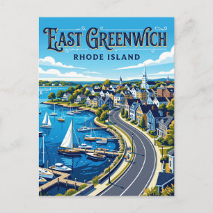 East Greenwich Rhode Island Postkarte