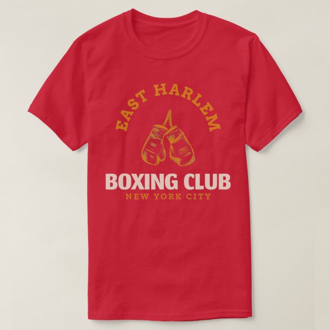 East Harlem New York City Boxing T-Shirt (Design vorne)