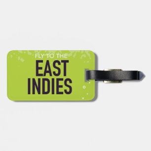 East Indies Vintage Reiseplakatkunst. Gepäckanhänger
