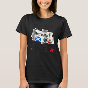 East Kilbride Mädchen East Kilbride Bordkarte T-Shirt