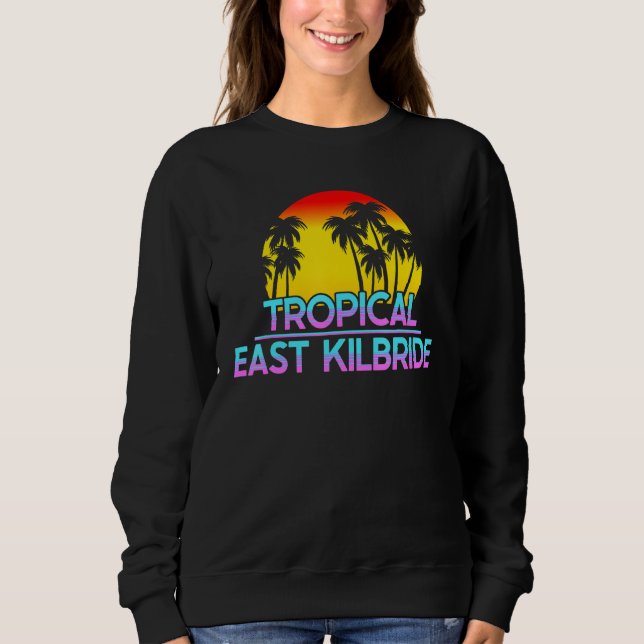 East Kilbride Uk Funny British Weather Sweatshirt (Vorderseite)