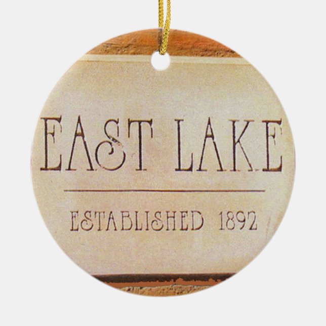 East Lake, East Lake Ornament, East Lake Decatur, Keramikornament (Vorne)