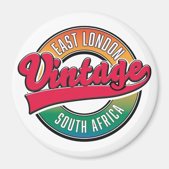 East London South Africa Logo Magnet (Vorne)