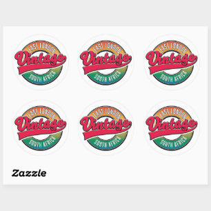 East London South Africa Logo Runder Aufkleber