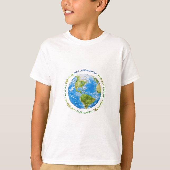 East Longmeadow Earth Day, Original-Logo, T-Shirt (Vorderseite)