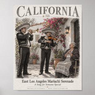 East Los Angeles Mariachi Serenade Poster