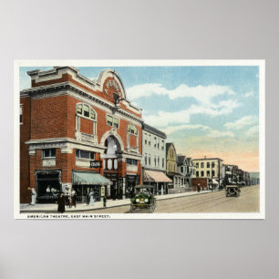 East Main Street View the American Theatre Poster