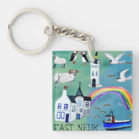 East Neuk Fife Coastary Path Scotland Watercolor