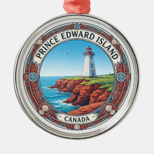 East Point Leuchtturm Elmira Kanada Reise Ornament Aus Metall