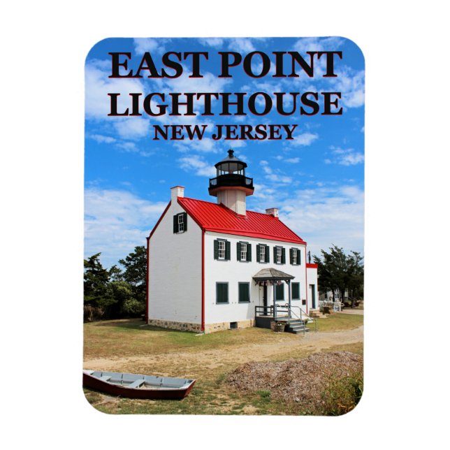 East Point Lighthouse, New Jersey Foto Magnet (Vertikal)