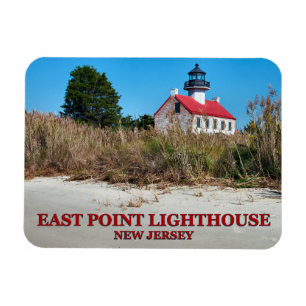 East Point Lighthouse, New Jersey Foto Magnet