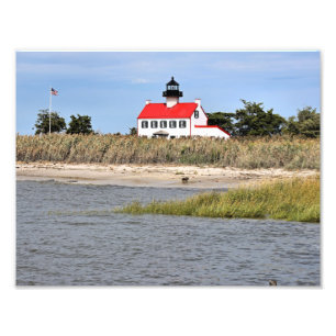East Point Lighthouse, New Jersey Foto Print