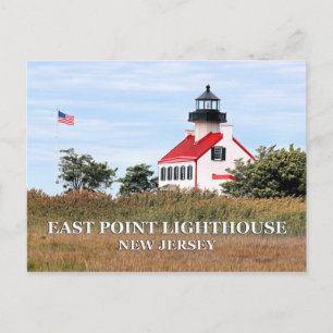 East Point Lighthouse, New Jersey Postcard Postkarte