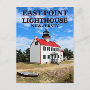 East Point Lighthouse, New Jersey Postcard Postkarte