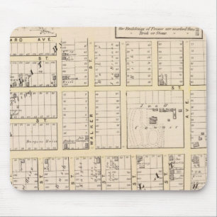 East Providence Rhode Island Karte Mousepad