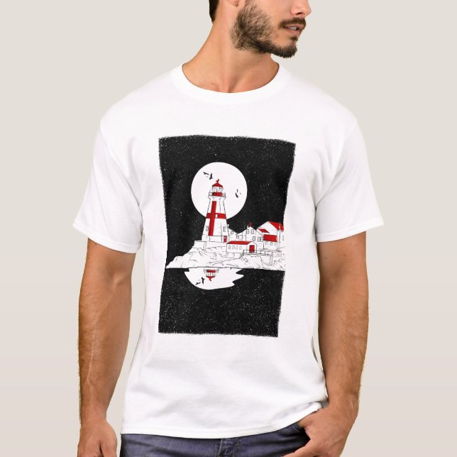 East Quoddy Head Lighthouse Shirt amazon (Vorderseite)