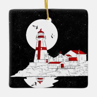 East Quoddy Head Lighthouse Wohnung Keramikornament