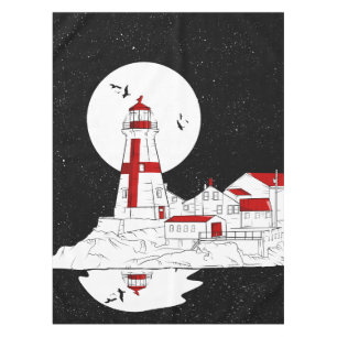 East Quoddy Head Lighthouse Wohnung Tischdecke