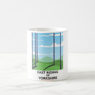 East Riding of Yorkshire Reiseplakat Tasse