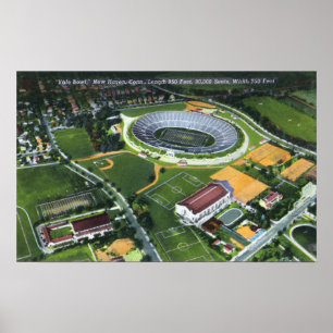 East Rock Park Blick auf den Pardee Rose Garden Poster