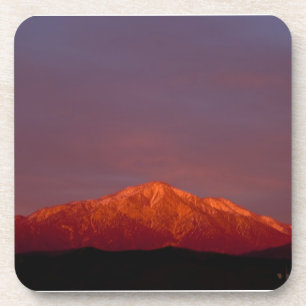 East San Bernardino Peak Sunset Cork Getränkeuntersetzer