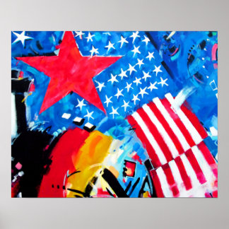 East Side Gallery, Berliner Mauer, Flaggen Poster