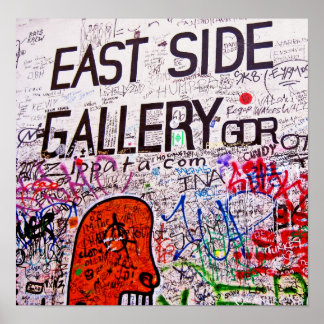 East Side Gallery, Berliner Mauer, Graffiti Poster