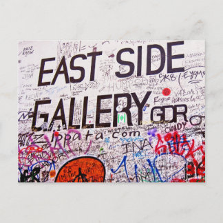 East Side Gallery, Berliner Mauer, Graffiti Postkarte