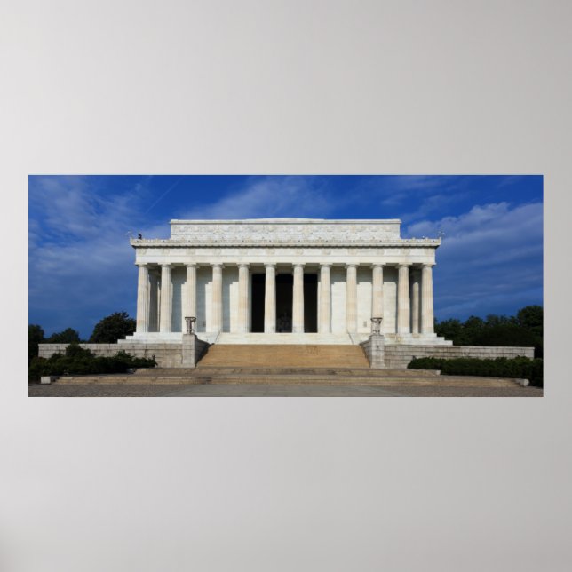 East Side of the Lincoln Memorial Washington D.C. Poster (Vorne)