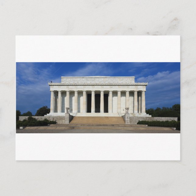 East Side of the Lincoln Memorial Washington D.C. Postkarte (Vorderseite)