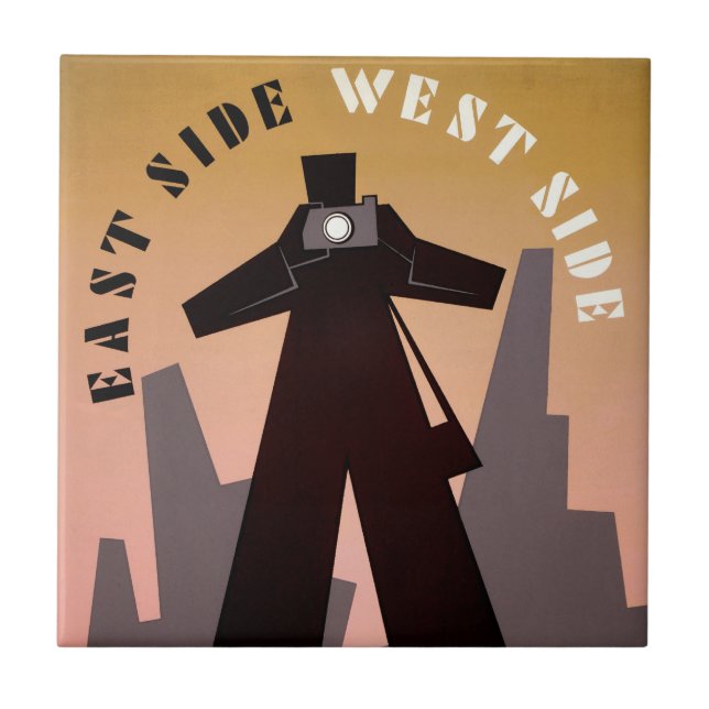 East Side ~ West Side Fliese (Vorderseite)