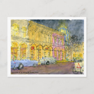 East Sixth St. at Trinity St, Austin, Texas Postkarte