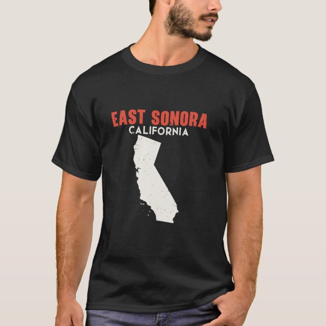 East Sonora California USA Staat America Travel Ca T-Shirt (Vorderseite)