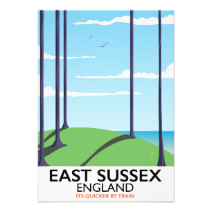 East Sussex, England, Poster