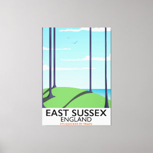 East Sussex, England, Poster Leinwanddruck