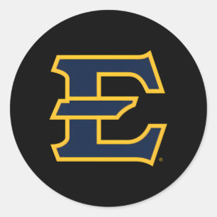 East Tennessee Staat Bukcaneer Icon Runder Aufkleber