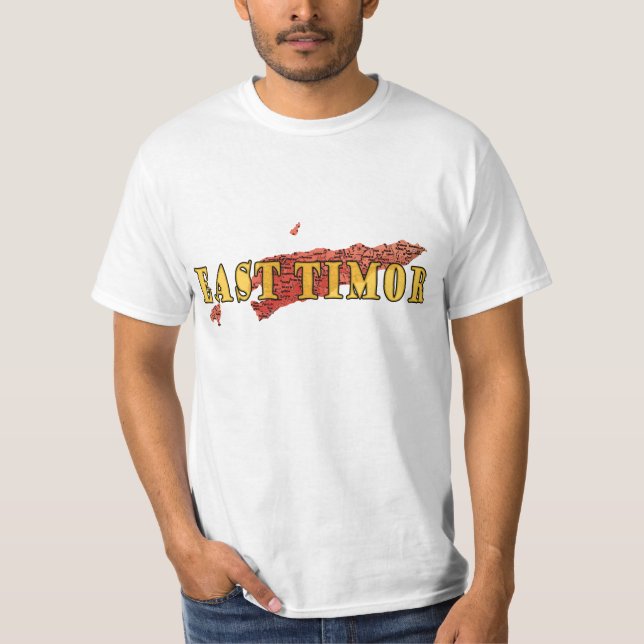 East Timor map T-Shirt (Vorderseite)