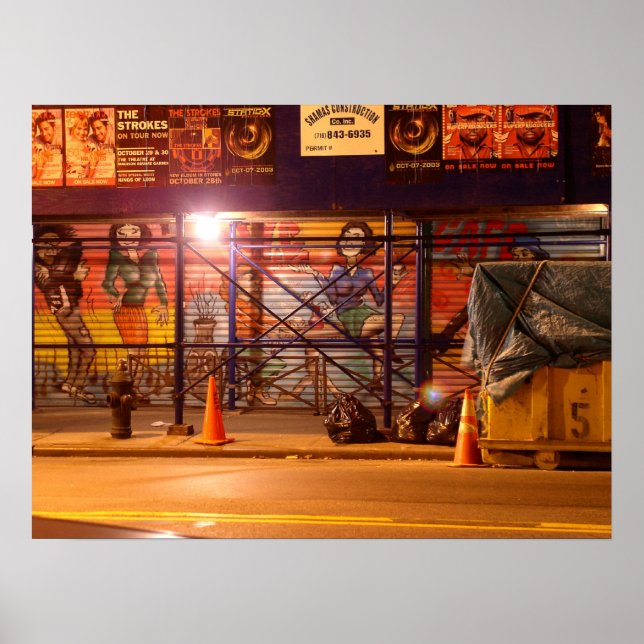 East Village Graffiti Poster (Vorne)