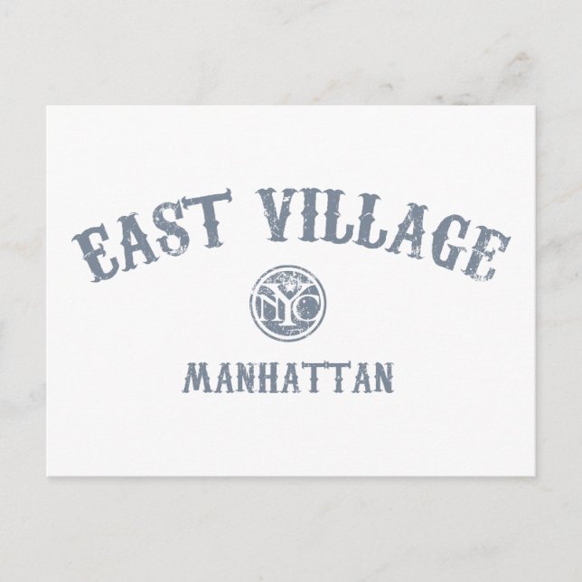 East Village Postkarte (Vorderseite)