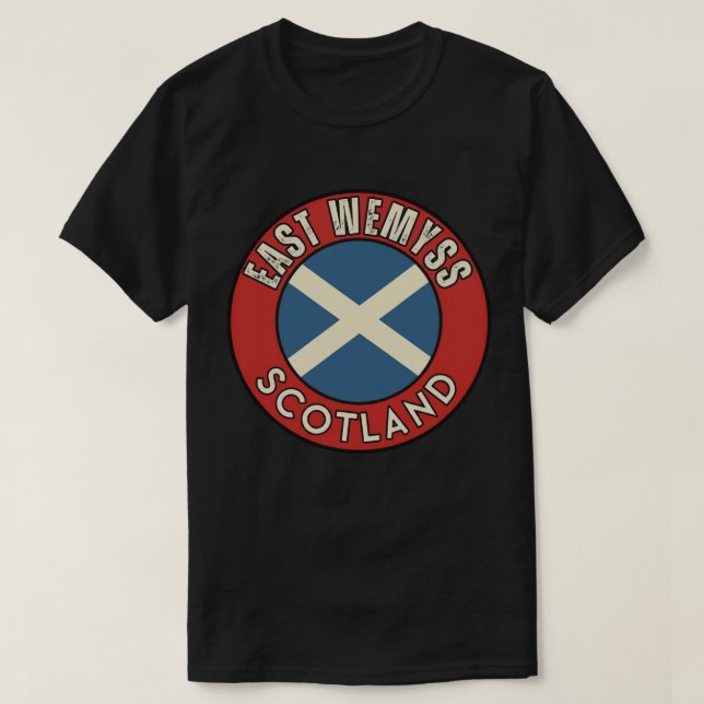 East Wemyss, Schottland T-Shirt (Design vorne)