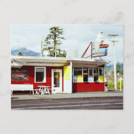 East Wind Drive-In, Cascade Locks, Oregon Postcard Postkarte