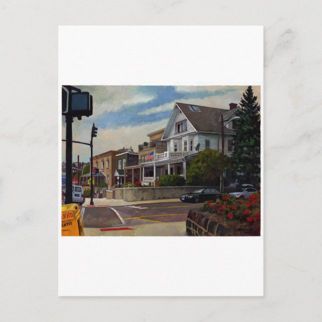 East Wind Over Weehawken 2013 von Stephen Gardner Postkarte (Vorderseite)