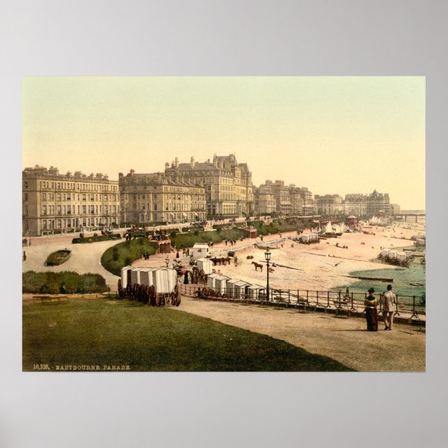 Eastbourne Parade, Sussex, England Poster (Vorne)