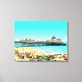 Eastbourne Pier view canvas print Leinwanddruck