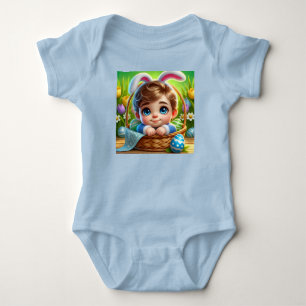 EASTER BABY BOY Bunny Ears ~ Strampler