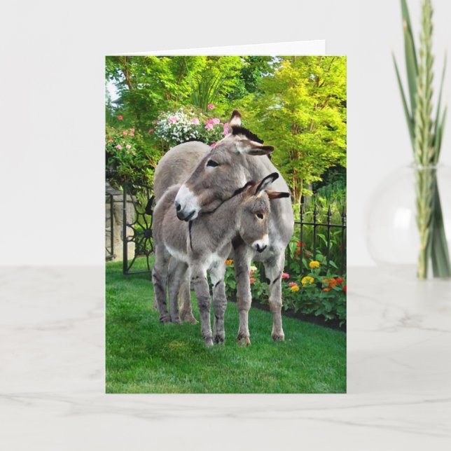 "Easter & Baby Eno" Grußkarte Karte (Vorderseite)