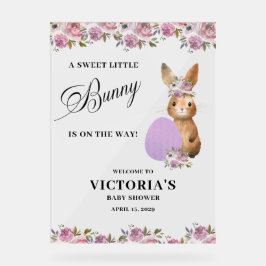Easter Baby Shower Welcome Acrylschild
